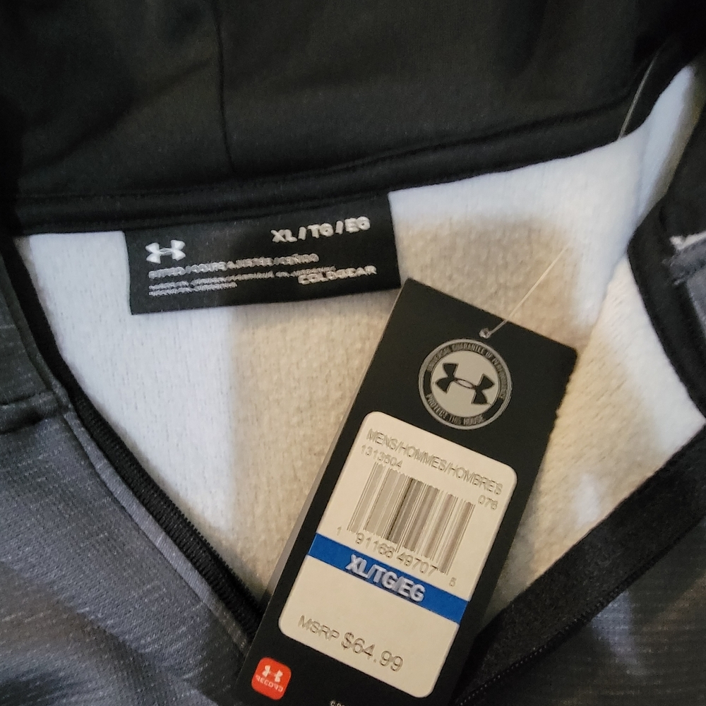 Under Armour hooded sweatshirt. New with tags